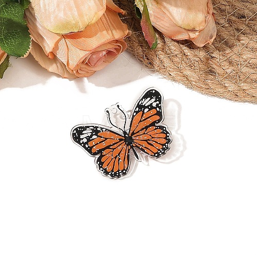 Acrylic Butterfly Alligator Hair Clips PW-WG483D5-01-1