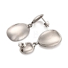 Non-Tarnish 304 Stainless Steel Stud Earrings for Women EJEW-Z057-12P-2