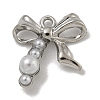 Alloy ABS Pearl Pendants PALLOY-F312-53P-1