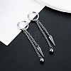 304 Stainless Steel Hoop Earrings FS-WG93B8B-08-1