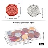 60Pcs 4 Colors Adhesive Wax Seal Stickers DIY-CP0006-11A-2