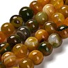 Dyed Natural Agate Beads Strands G-G175-A11-01-2