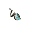 Oval Bohemian Synthetic Turquoise Finger Rings FS-WGBF170-01-5