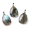 Natural Labradorite Pendants G-U002-01P-A-1