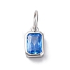 925 Sterling Silver Cubic Zirconia Charms STER-NH0014-01P-09-1