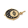 304 Stainless Steel Enamel Pendants STAS-G353-02G-02-2