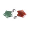 Natural & Synthetic Mixed Stone Pendants G-Q601-01P-2