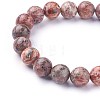 Natural Leopard Skin Jasper Beads Stretch Bracelets BJEW-F380-01-B12-3