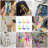 20Pcs UV Plating Opaque Acrylic European Beads OACR-TADJ0001-16L-6