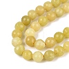 Natural Lemon Jade Beads Strands G-Q606-59A-4