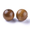 Natural Wood Beads X-TB30MMY-6-2
