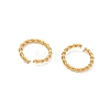 Brass Twisted Open Jump Rings KK-H532-43E-G-2