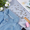 40Pc 1-Hole Zinc Alloy Shank Buttons BUTT-FH0001-039-4