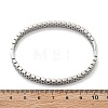 304 Stainless Steel Watch Band Bangles for Women BJEW-Z092-03P-5