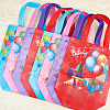 Gorgecraft 8Pcs 4 Styles Non-Woven Fabric Reusable Folding Gift Bags with Handle ABAG-GF0001-19D-7