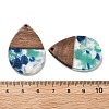 Resin and Walnut Pendants FIND-R051-15E-3