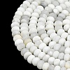 Natural White Crazy Agate Beads Strands G-P575-A04-8x5mm-03-3