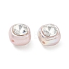 Baking Painted Acrylic & Rhinestone Beads RB-CBA19D7-04A-2