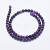 Natural Lepidolite/Purple Mica Stone Beads Strands G-E444-40-6mm-2