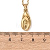 304 Stainless Steel Pendant Cable Chain Necklaces for Men Women NJEW-K308-03A-G-5