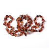 Natural Carnelian Chips Beads Strands F017-3