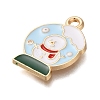 Christmas Theme Alloy Enamel Pendants FIND-M039-02H-2