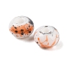 Opaque Spray Painted Glass Beads X1-GLAA-G118-01Q-2