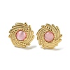 Cat Eye Stud Earrings EJEW-G400-62G-03-1