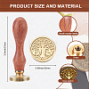 Wax Seal Stamp Set AJEW-WH0208-1355-2