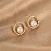 Cubic Zirconia Ring Stud Earrings BR6560-1