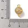 Brass Micro Pave Clear Cubic Zirconia Magnetic Clasps KK-P284-01A-G-3