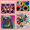 800Pcs Opaque Plastic Beads KY-SP0001-47B-6