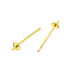 304 Stainless Steel Stud Earring Findings STAS-P370-01A-G-2