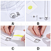 1Pc 304 Stainless Steel Heart Pendant Urn Ashes Necklaces NJEW-CN0001-19P-5