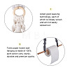 3 Sets 3 Colors Toilet Wall Hanging Hand-Woven Rope Holder HJEW-CF0001-06-8