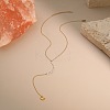 304 Stainless Steel Crystal Rhinestone Butterfly Long Tassel Y Necklaces for Women SA-CBA48C7-06G-1
