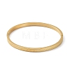 3Pcs 3 Color 304 Stainless Steel Textured Bangles Set BJEW-F464-04-3