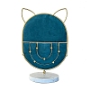 Cat Ear Iron Earrings Storage Rack PW-WG34CEB-04-2