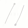 304 Stainless Steel Eye Pins STAS-O105-01P-0.6x45mm-2