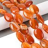 Natural Striped Agate/Banded Agate Beads Strands G-Q182-01E-2