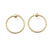 Brass Ball Captive Bead Nose Ring AJEW-G075-01G-02-4