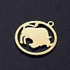 201 Stainless Steel Pendants STAS-S105-JN363-2-2