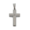 304 Stainless Steel Rhinestone Pendants STAS-G346-47A-P-1