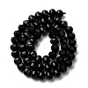 Natural Black Onyx Beads Strands G-P587-D15-03-3