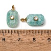 Natural Amazonite Faceted Pendants GG-CBA38A9-03G-02-2