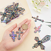 SUPERFINDINGS 12Pcs 3 Style Alloy Big Pendants FIND-FH0002-39-4