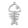 Non-Tarnish 304 Stainless Steel Pendants STAS-C097-47P-1