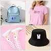 36Pcs 2 Sets 2 Styles Letter A~Z & Number 0~9 Polyester Embroidery Sew On Patches Sets PATC-TA0001-55D-6