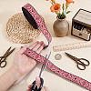 10 Yards Vintage Jacquard Nylon Ribbon OCOR-PH0036-87-3