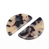 Cellulose Acetate(Resin) Semi Circle Pendants X-KY-S111A-A304-1